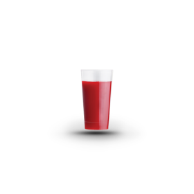 Fresh Pomegranate juice in a shot Single