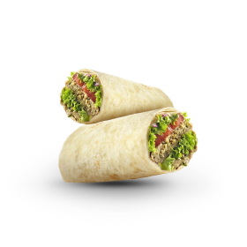Falafel & Humus Tortilla Half
