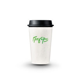 Cup Made from Recycled Plastic & Paper