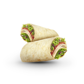 Smoked Turkey & Milner Cheese Tortilla Half