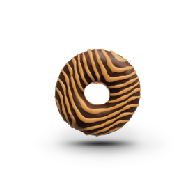 Donut with Caramel filling Piece