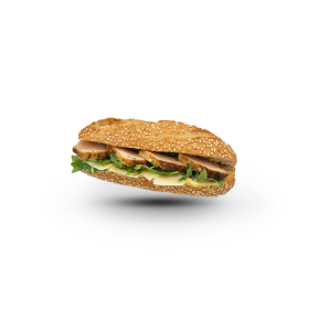 Mini sesame baguette with Chicken