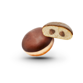 Donut with Praline filling Piece