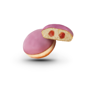 Donut with Strawberry filling Piece