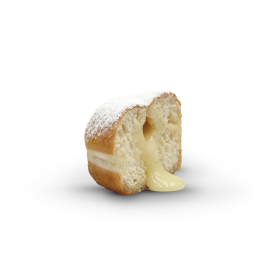 Beignet with Bavarian Cream filling Piece