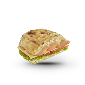 Focaccia with Smoked Turkey