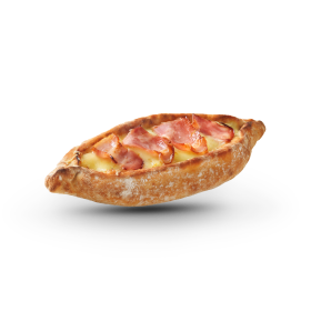 Handmade Peinirli with PDO Kaseri cheese & Bacon