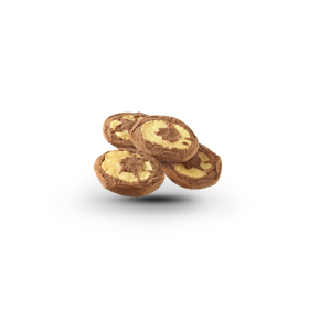 Biscuit Filled with White Chocolate Cream Piece
