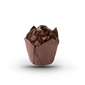 Cocoa Cream Muffin Piece