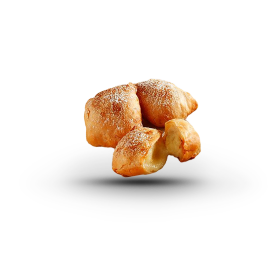 Traditional Mini Bougatsa sweet pie with cream Piece